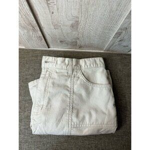 Sonoma Life Style Womens Skorts Mini Skirt Size 14 Beige with Pockets Zip